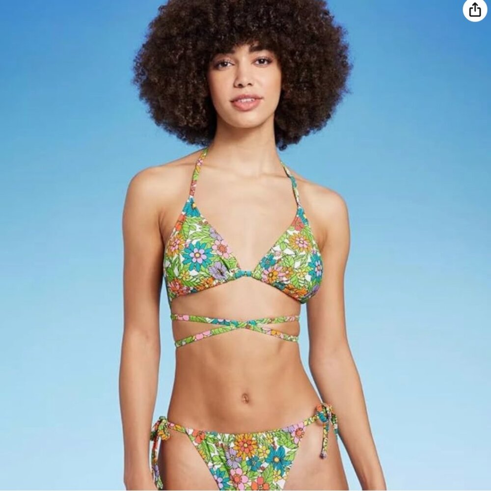BOGO Wild Fable Triangle Wrap Bikini